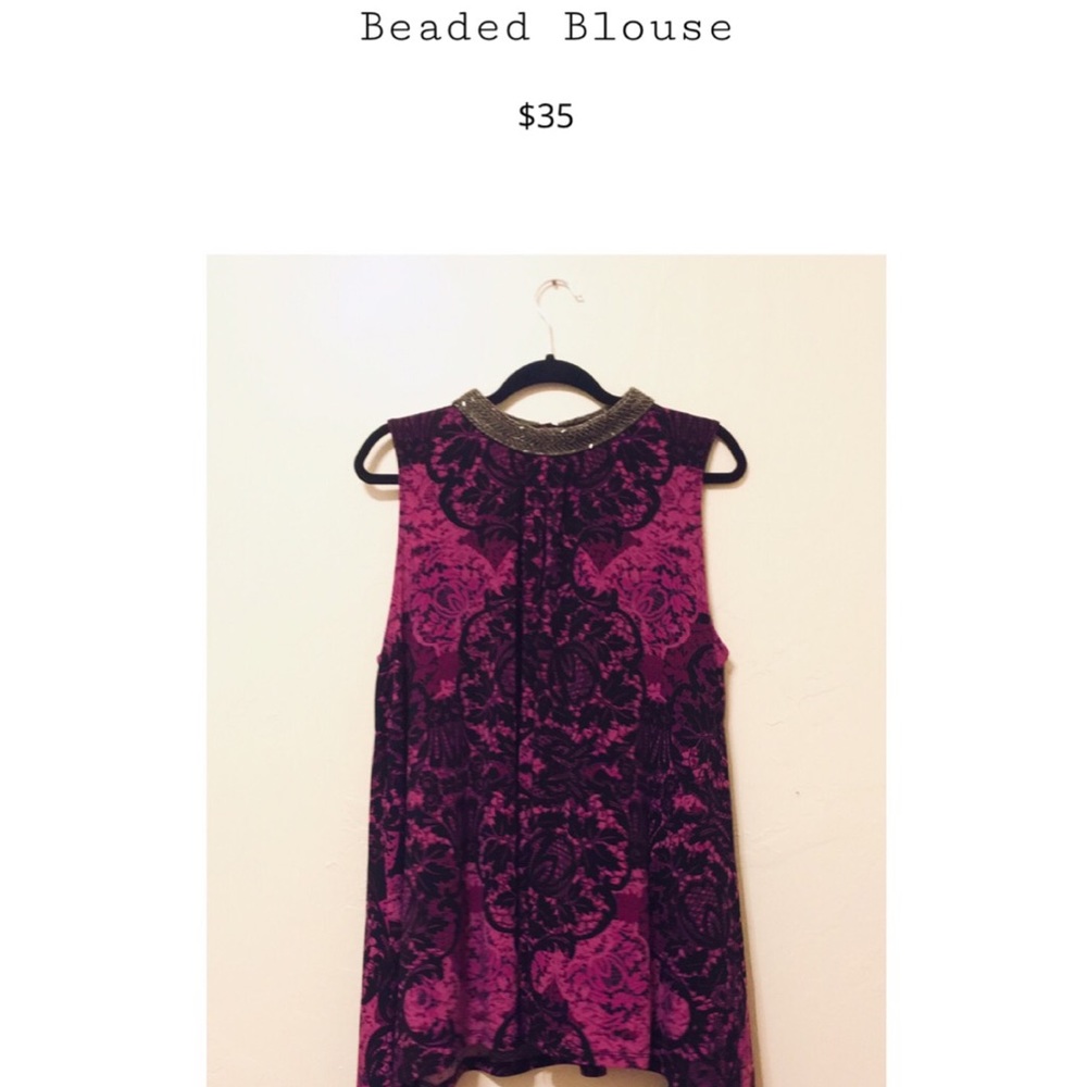 Beaded blouse